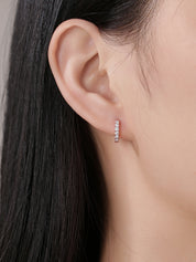 Dainty Forever Hoop Earrings