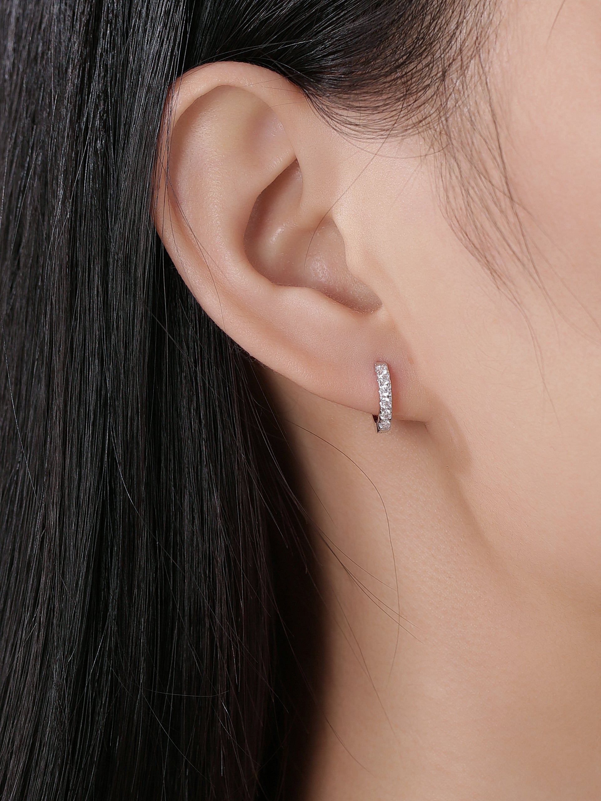 Dainty Forever Hoop Earrings