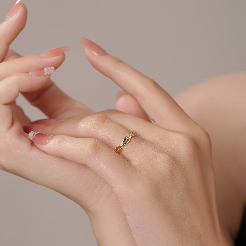 Twisted Rope Eternity Ring