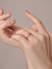 Infinity Cross Heart Ring