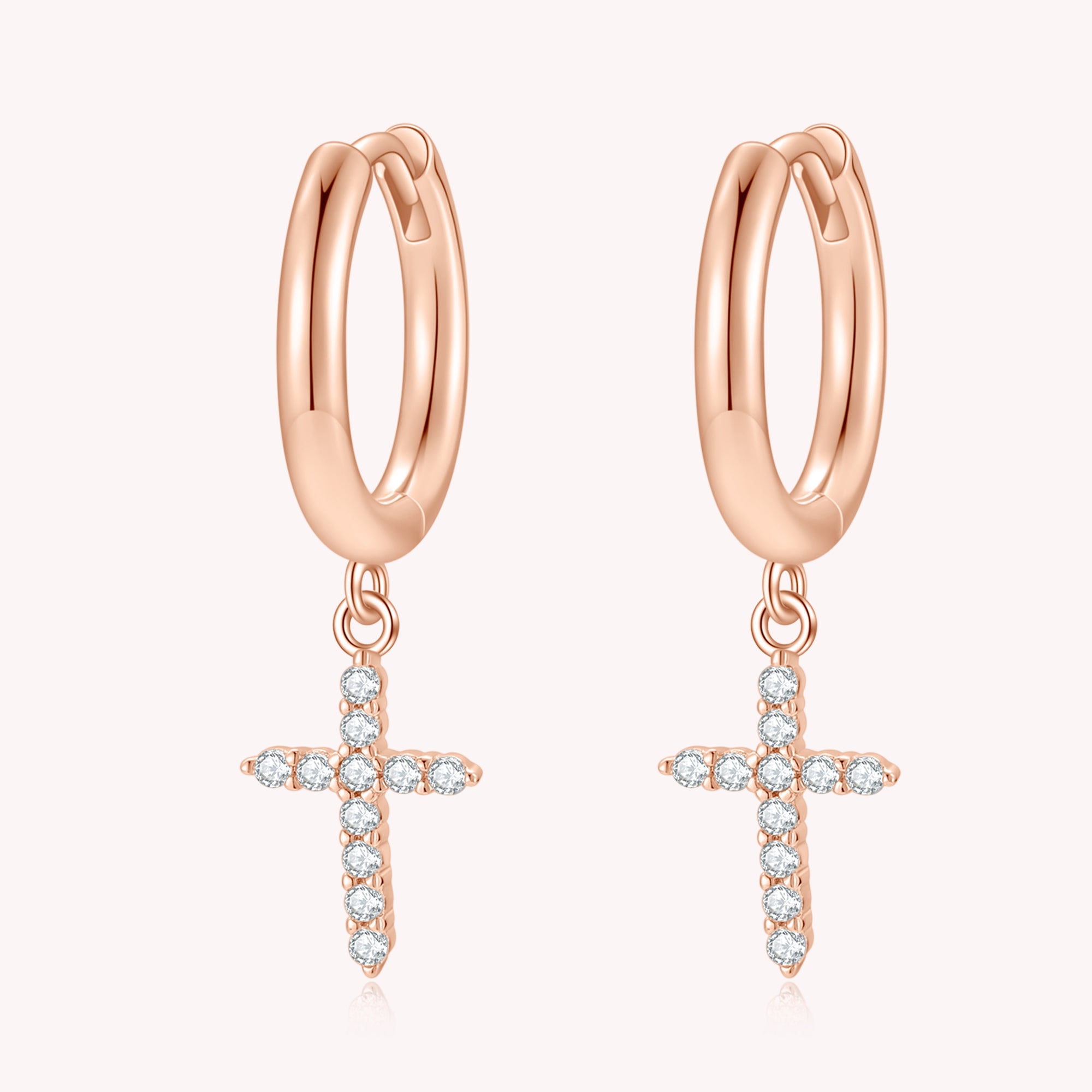 Cross Dangle Earrings