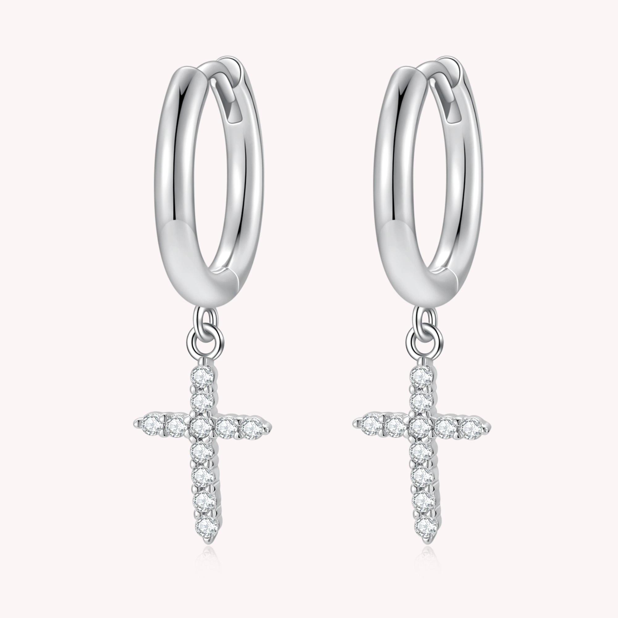 Cross Dangle Earrings