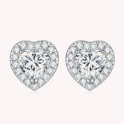 Studded Heart Earrings