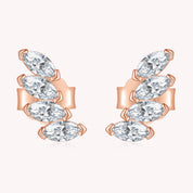 Climbers Moissanite Diamond Earrings