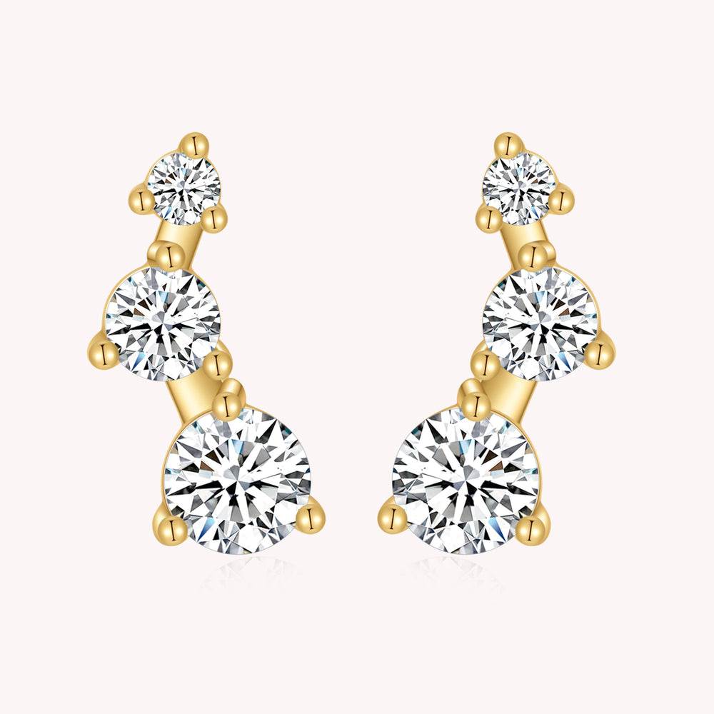 Constellation Moissanite Diamond Earrings