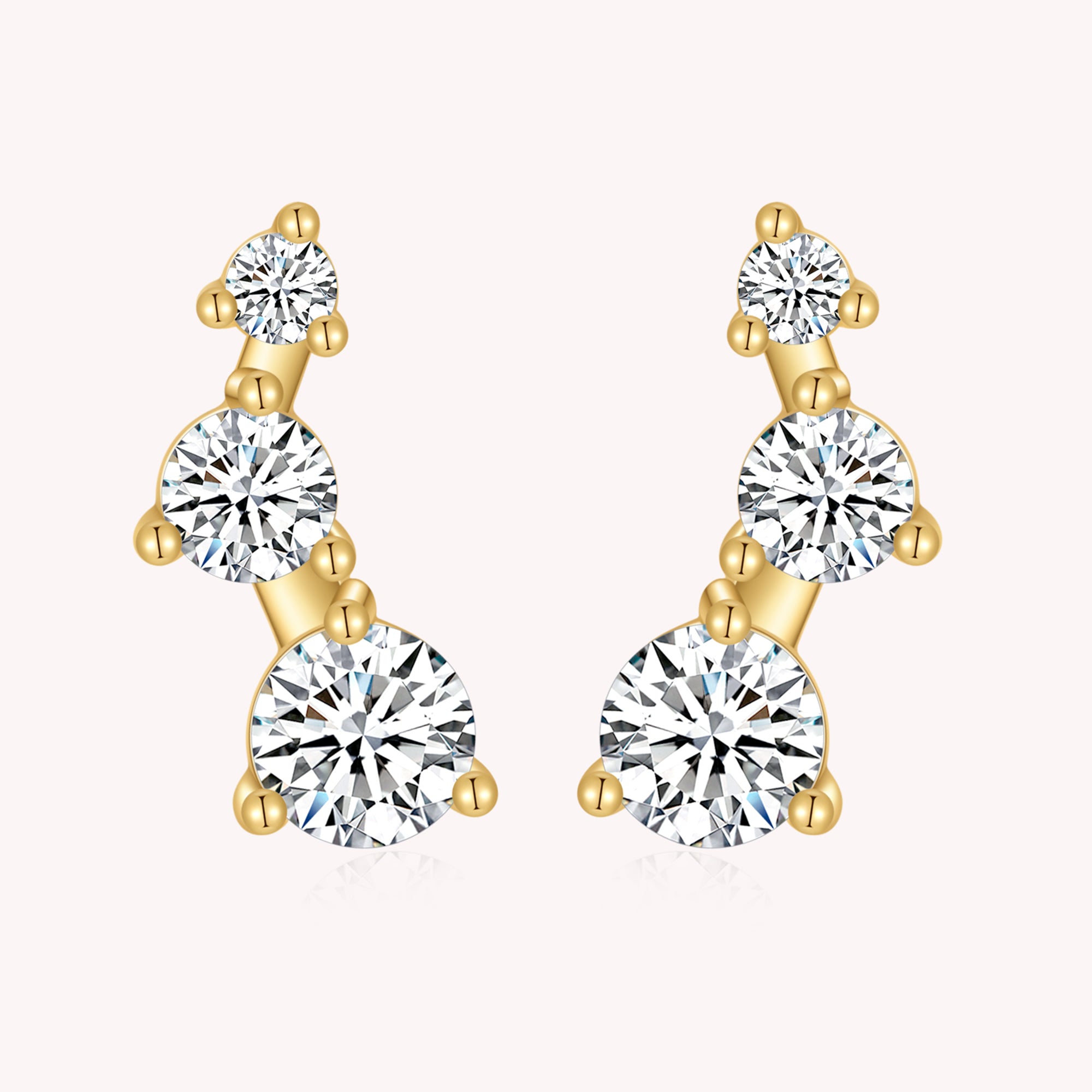 Constellation Moissanite Diamond Earrings