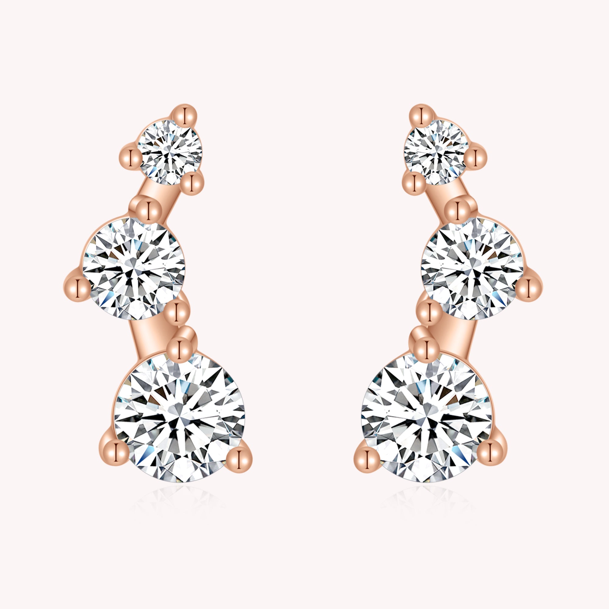 Constellation Moissanite Diamond Earrings