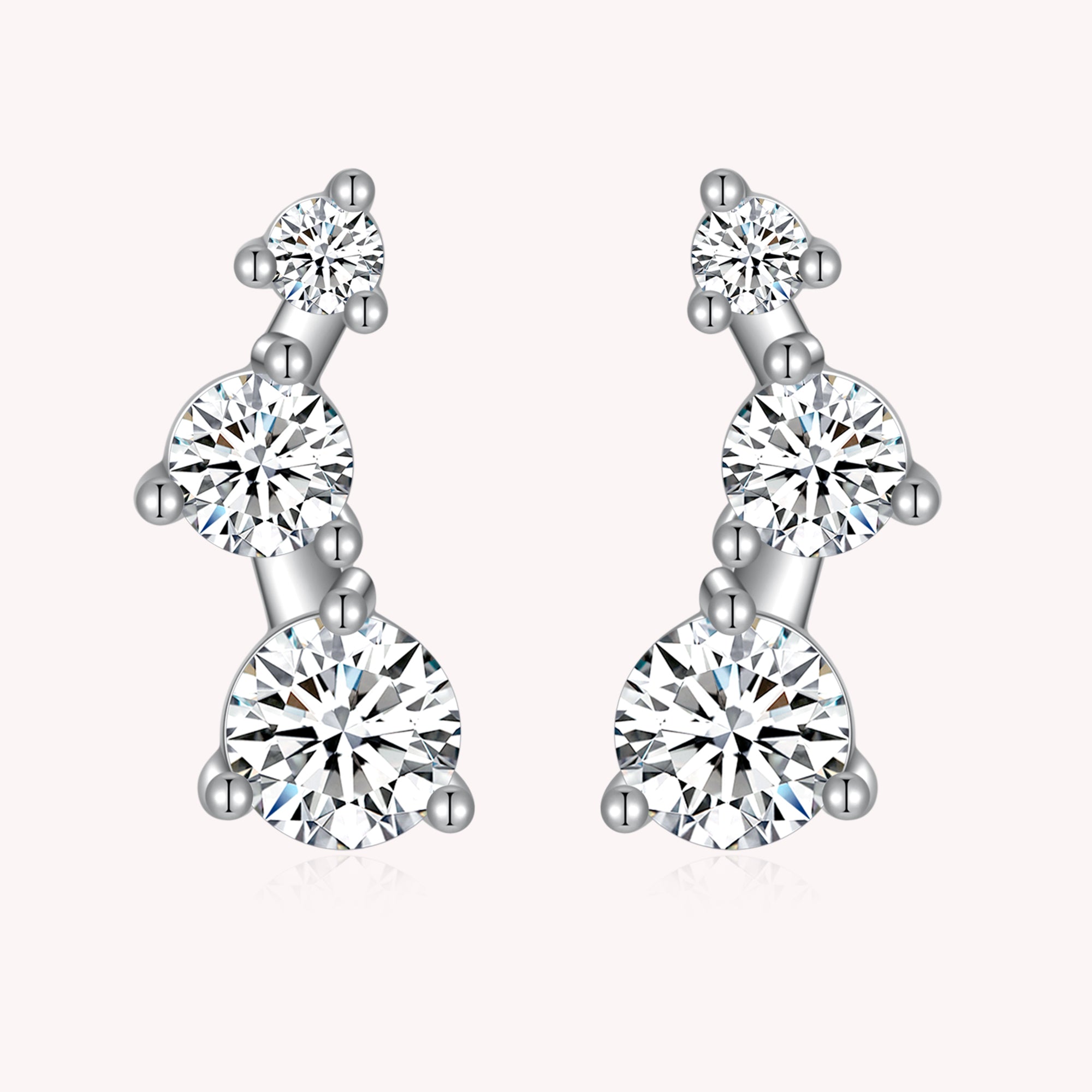 Constellation Moissanite Diamond Earrings