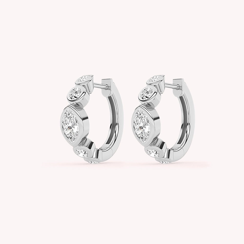 Elma Tiny Hoop Earrings