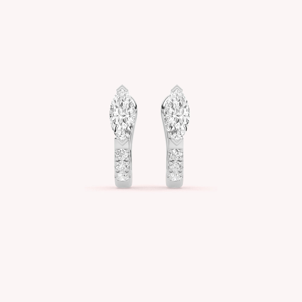 
                      
                        Maria Pave Hoop Earrings
                      
                    