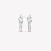 Maria Pave Hoop Earrings