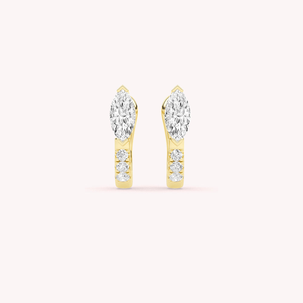 
                      
                        Maria Pave Hoop Earrings
                      
                    