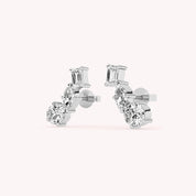 Gaia Trio Multi Shape Stud Earrings