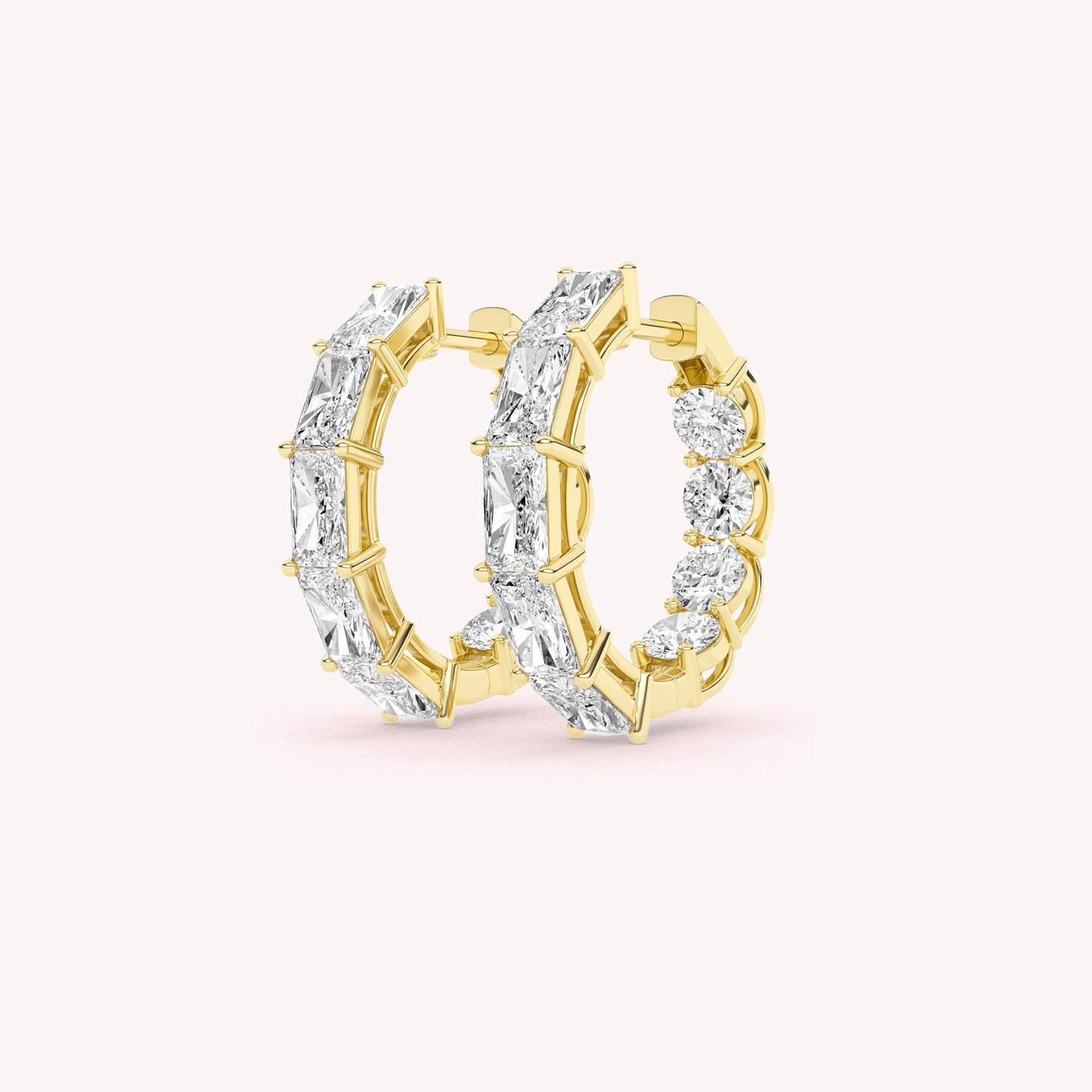 Rose Captivating Hoop Earrings