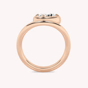 Nila Twisted Solitaire Engagement Ring