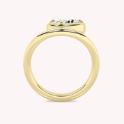 Nila Twisted Solitaire Engagement Ring