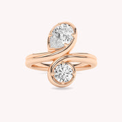 Orla Dual Pear Two Stone Engagement Ring