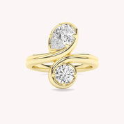 Orla Dual Pear Two Stone Engagement Ring