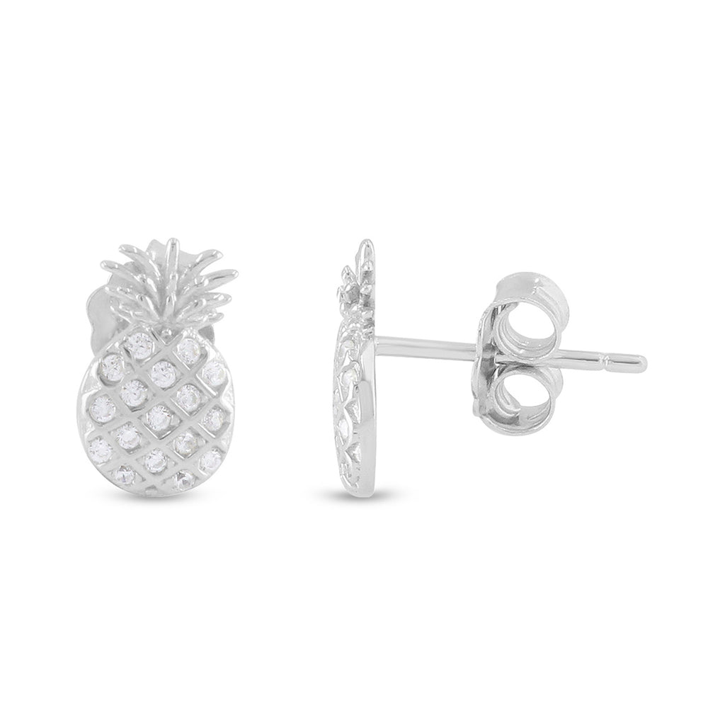 
                      
                        Sterling Silver Stud Earrings Dainty Feather, Starburst, Lightning Bolt, Nail, Curved Bar, Disc, Pineapple with push-backs
                      
                    