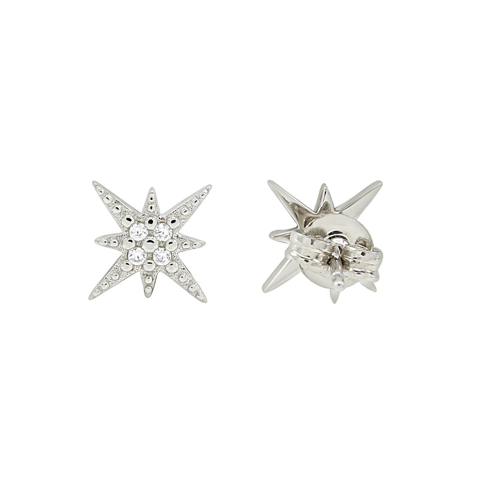 
                      
                        Sterling Silver Stud Earrings Dainty Feather, Starburst, Lightning Bolt, Nail, Curved Bar, Disc, Pineapple with push-backs
                      
                    