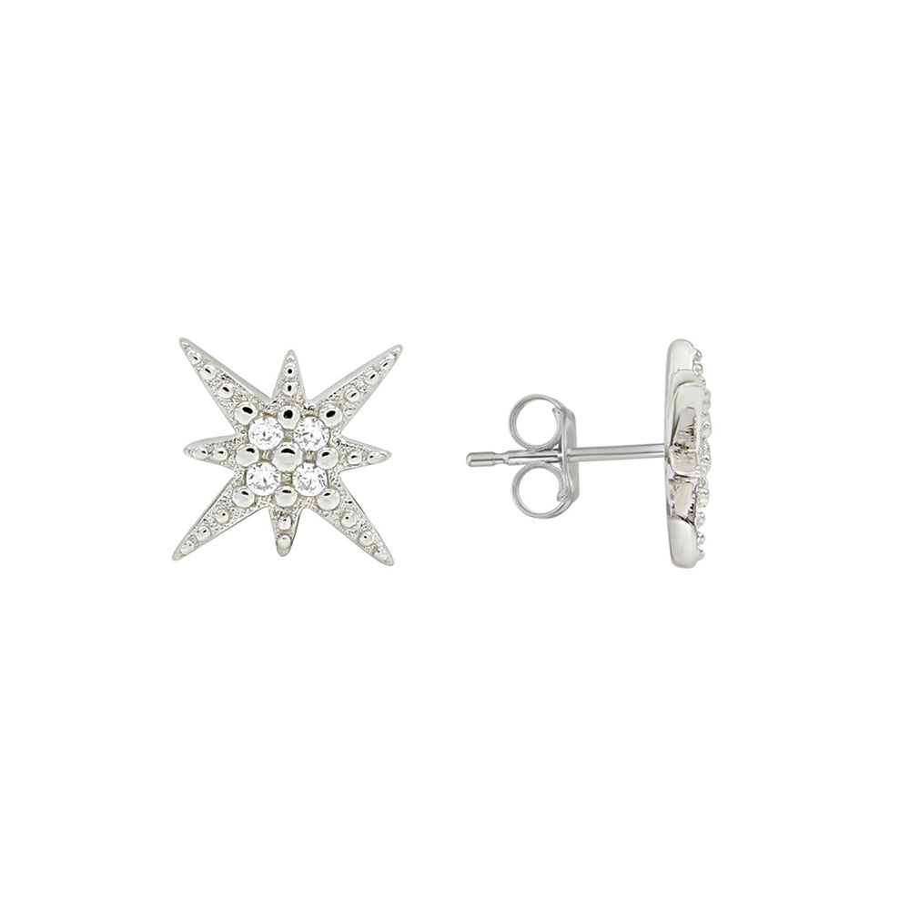 
                      
                        Sterling Silver Stud Earrings Dainty Feather, Starburst, Lightning Bolt, Nail, Curved Bar, Disc, Pineapple with push-backs
                      
                    