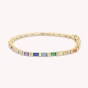 Rainbow Sparkling Tennis Bracelet