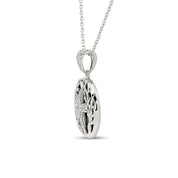 Abalone Shell Animal (Starfish, Dolphin, Seahorse, Frog, Dragonfly, Whale Tail, Turtle) Pendant Necklace In 14K White Gold Over Sterling Silver 14K Gold Over Sterling Silver