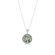 Abalone Shell Animal (Starfish, Dolphin, Seahorse, Frog, Dragonfly, Whale Tail, Turtle) Pendant Necklace In 14K White Gold Over Sterling Silver 14K Gold Over Sterling Silver