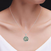 Abalone Shell Animal (Starfish, Dolphin, Seahorse, Frog, Dragonfly, Whale Tail, Turtle) Pendant Necklace In 14K White Gold Over Sterling Silver 14K Gold Over Sterling Silver