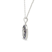 Abalone Shell Animal (Starfish, Dolphin, Seahorse, Frog, Dragonfly, Whale Tail, Turtle) Pendant Necklace In 14K White Gold Over Sterling Silver 14K Gold Over Sterling Silver