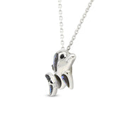 Abalone Shell Animal (Starfish, Dolphin, Seahorse, Frog, Dragonfly, Whale Tail, Turtle) Pendant Necklace In 14K White Gold Over Sterling Silver 14K Gold Over Sterling Silver