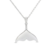 Abalone Shell Animal (Starfish, Dolphin, Seahorse, Frog, Dragonfly, Whale Tail, Turtle) Pendant Necklace In 14K White Gold Over Sterling Silver 14K Gold Over Sterling Silver
