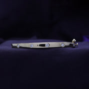 Round Shape 0.50 Carat Lab Grown Diamond Bangle Bracelet