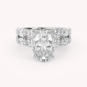 IGI Certified Lab Grown Diamond Oval Shape Solitaire Engagement Ring