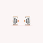 Remi Bezel Stud Earrings