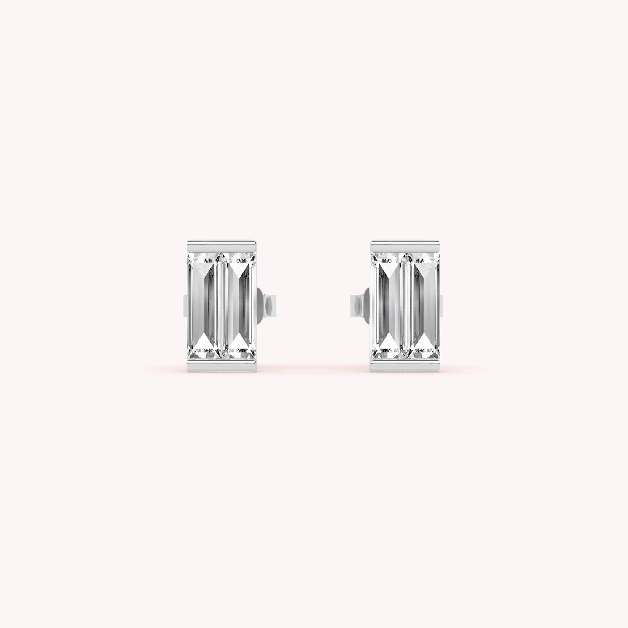 Remi Bezel Stud Earrings