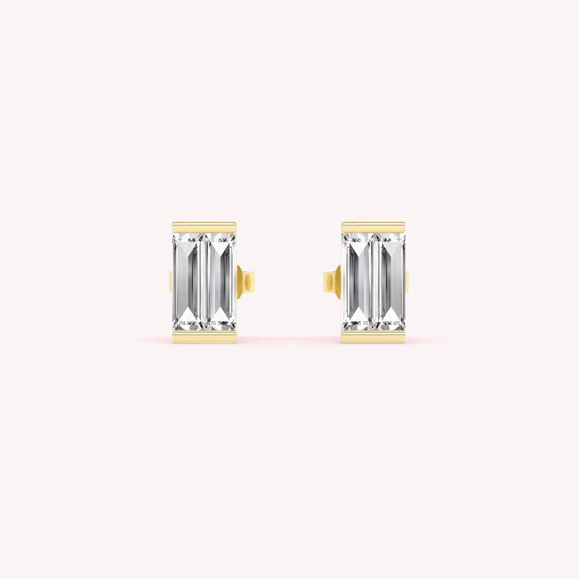 Remi Bezel Stud Earrings