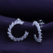 Marquise Shape 3.10 Carat Lab Grown Diamond Stud Earrings