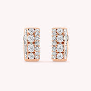 Mimi Two Row Hoop Earrings