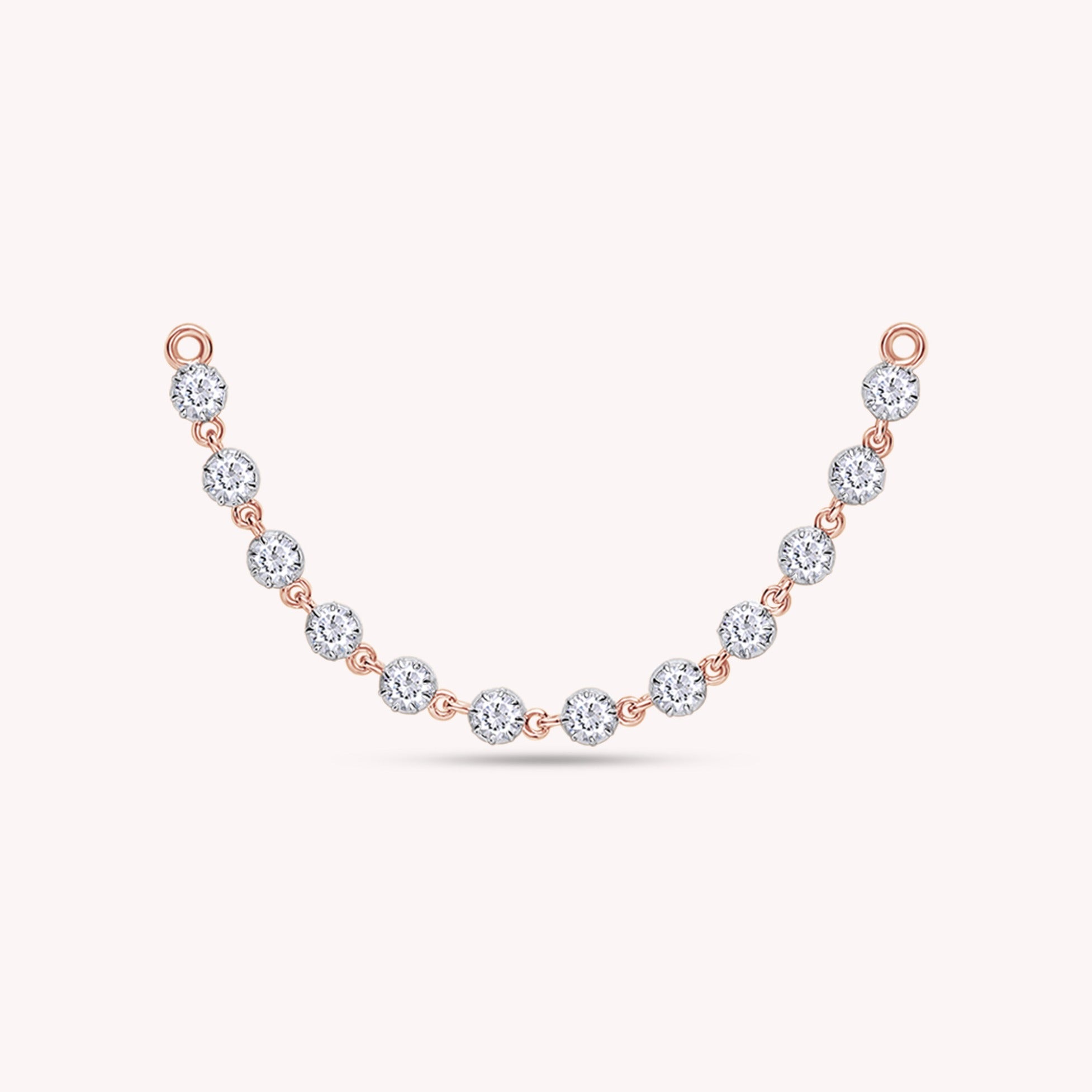 Lab Created Moissanite Single Piece Dangle Drop Hoop Earrings