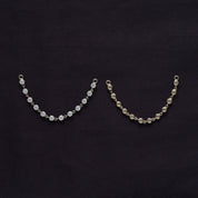 Lab Created Moissanite Dangle Drop Hoop Earrings