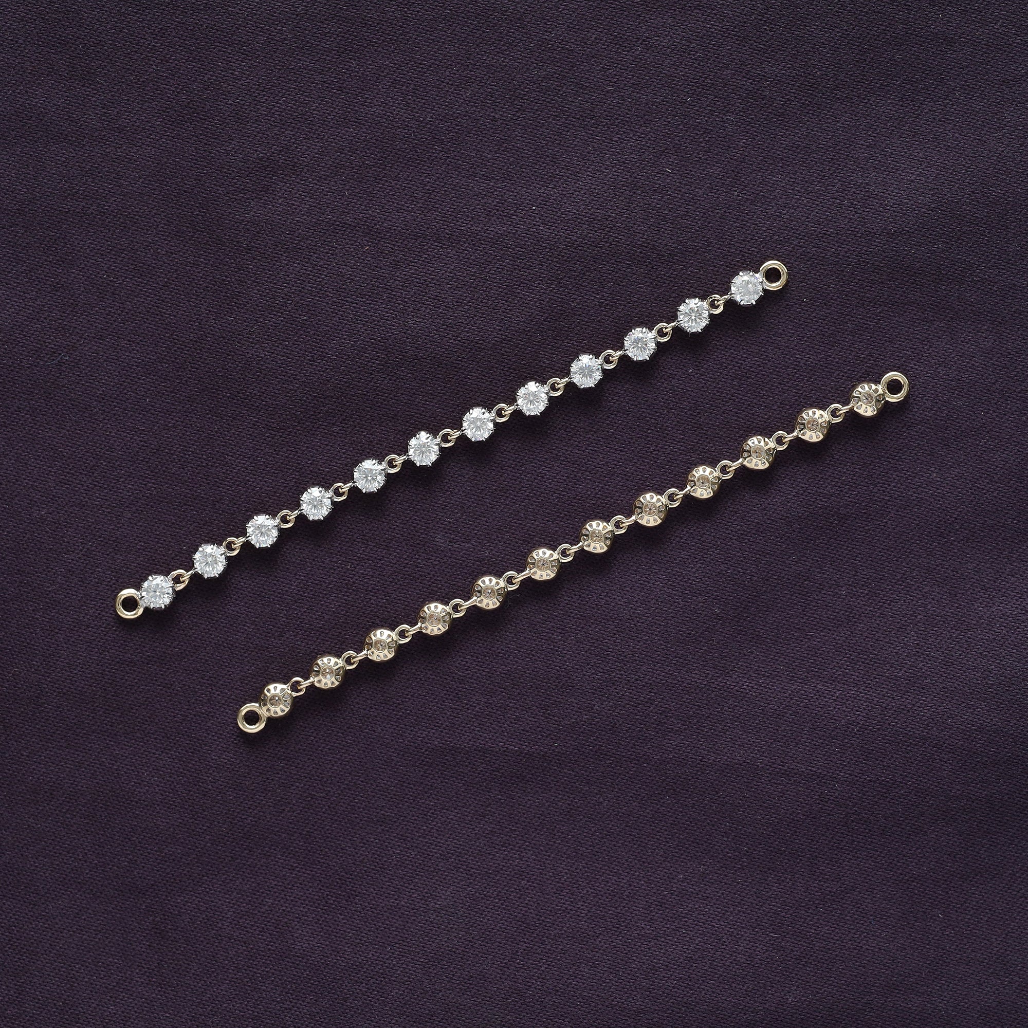 Lab Created Moissanite Dangle Drop Hoop Earrings