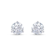 4 Cttw Martini Stud Earrings 8.5MM Lab Created Moissanite