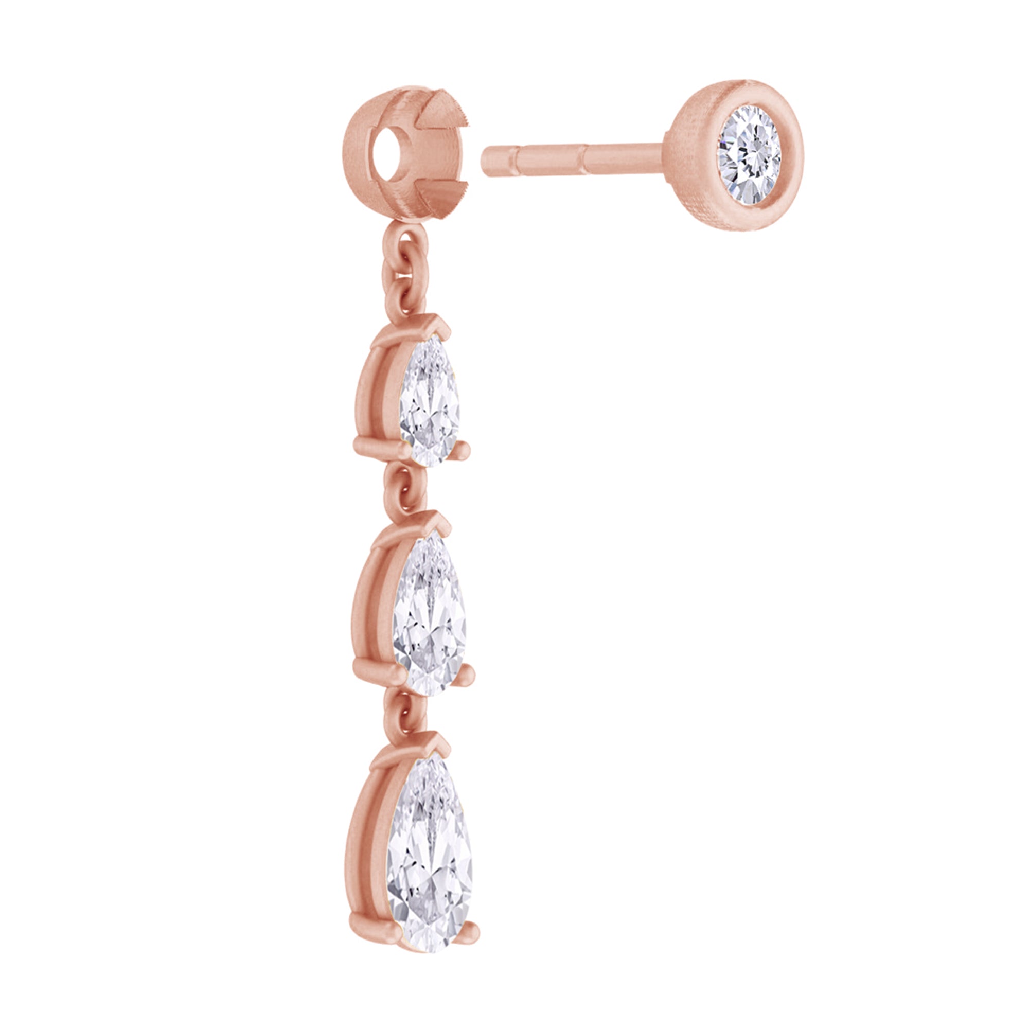 Glamorous Degradé Dangling Earrings