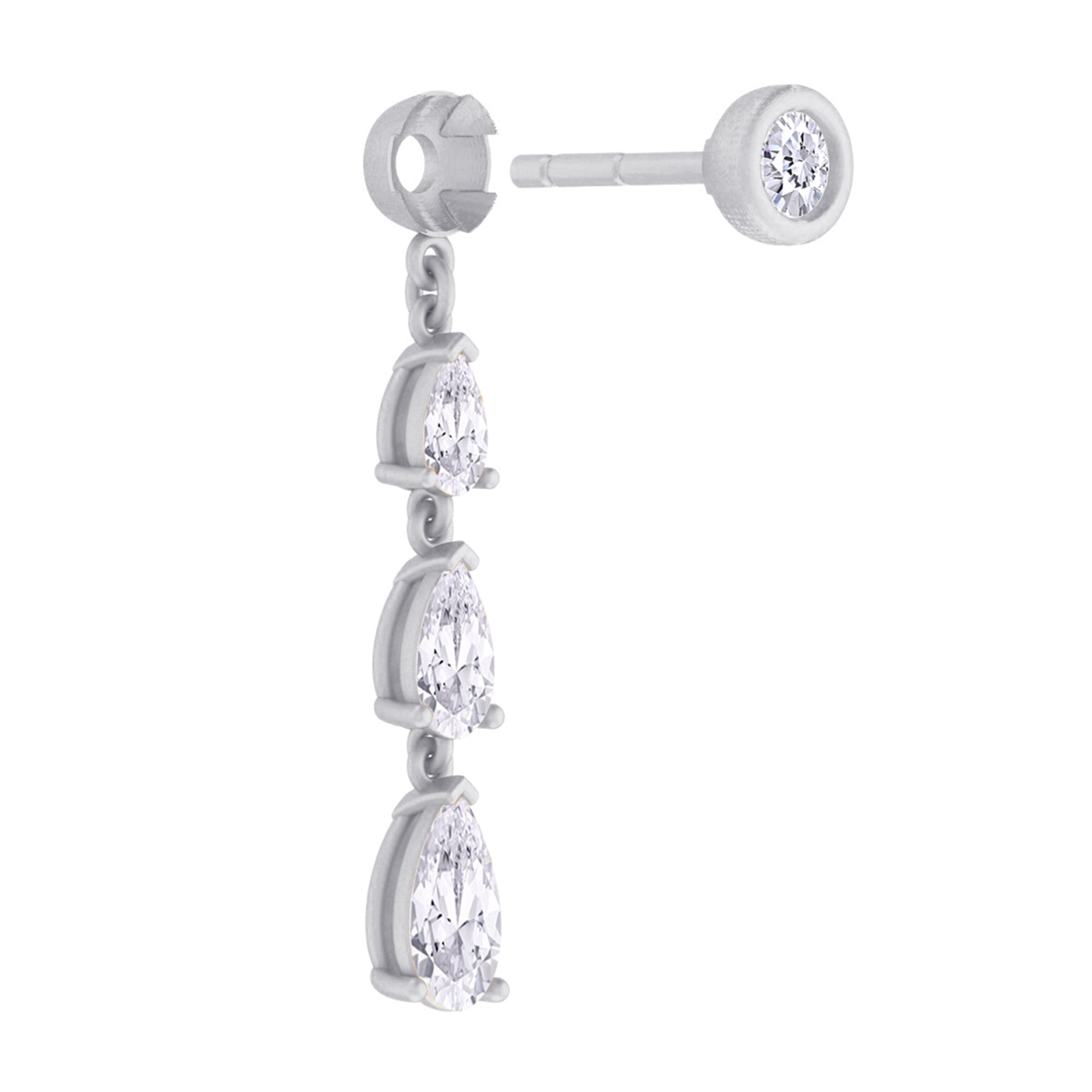 Glamorous Degradé Dangling Earrings