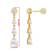 Glamorous Degradé Dangling Earrings