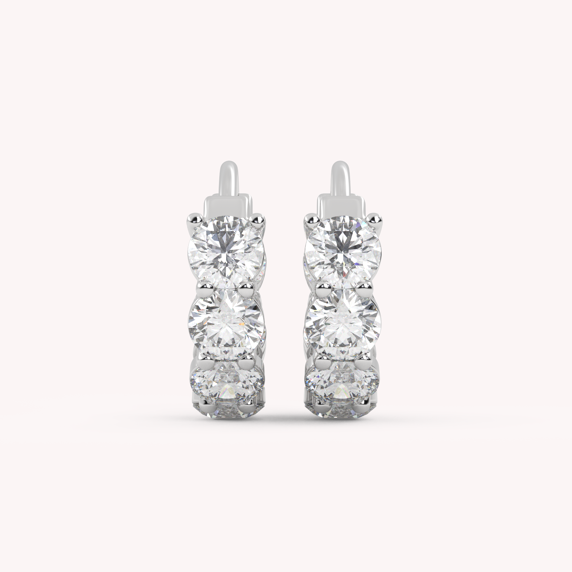 IGI Certified Lab Grown Diamond Insideout Hoop Earrings