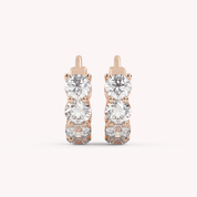 IGI Certified Lab Grown Diamond Insideout Hoop Earrings