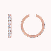 Lab Created Moissanite Single Cuff Earring