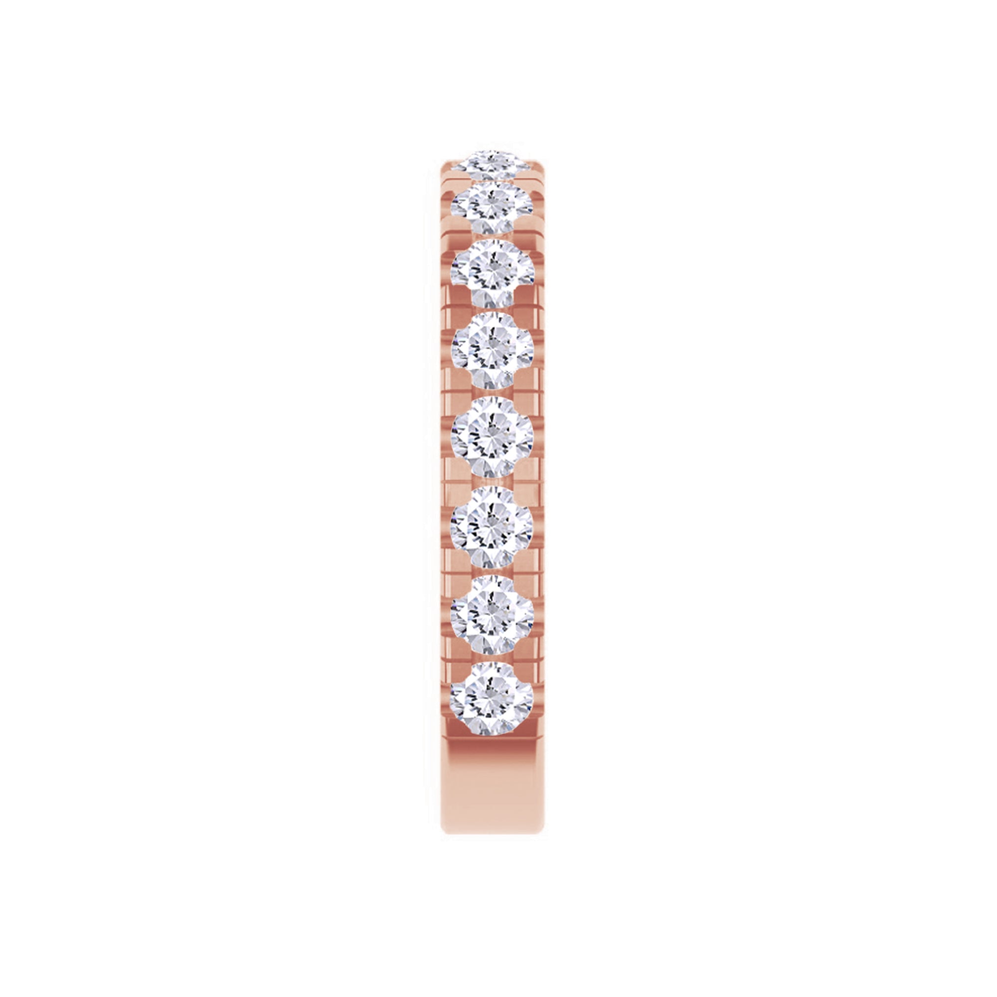 Lab Grown Diamond Single Piece Cuff Earrings